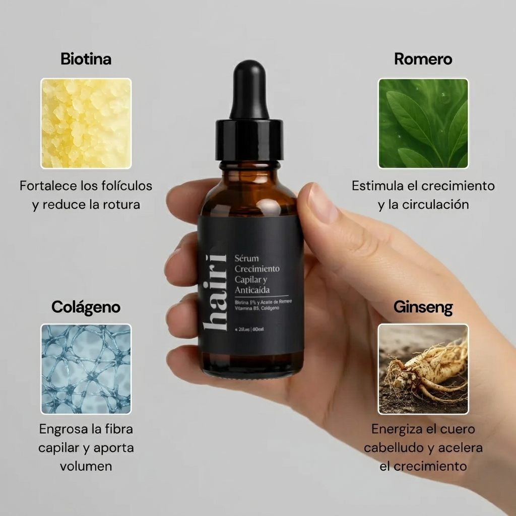 Sérum Anticaída y Crecimiento Capilar